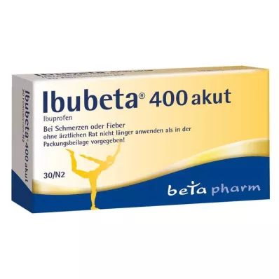 IBUBETA 400 akūtas apvalkotās tabletes, 30 gab IBUBETA 400 akūtas apvalkotās tabletes, 30 gab