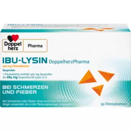 IBU-LYSIN DoppelherzPharma 400 mg apvalkotās tabletes, 50 gab