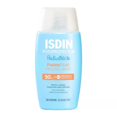 Isdin Fotoprotector Pediatrics Fusion Fluid Mineral Baby SPF 50, 50 ml