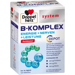 DOPPELHERZ B-kompleksa sistēmas tabletes, 120 gab