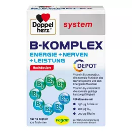 Doppelherz B-complex sistēmas tabletes, 120 gab