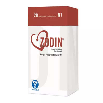 ZODIN Omega-3 1 000 mg mīkstās kapsulas, 28 gab ZODIN Omega-3 1 000 mg mīkstās kapsulas, 28 gab