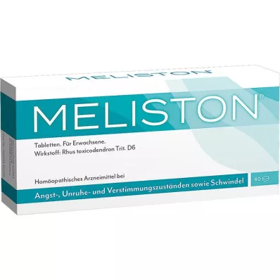 MELISTON Tabletes, 40 gab