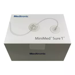MINIMED Sure-T 8 mm 80 cm infūzijas komplekts, 10 gab