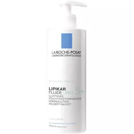 ROCHE-POSAY Lipikar Fluide Urea 5+ losjons, 400 ml