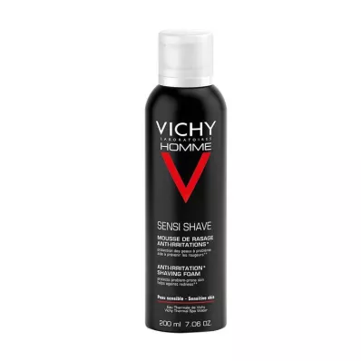 Vichy Homme skūšanās putas pret ādas kairinājumu, 200 ml