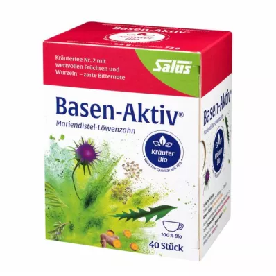 BASEN AKTIV Tēja Nr. 2 Piena pienenes Organic Salus, 40 kapsulas