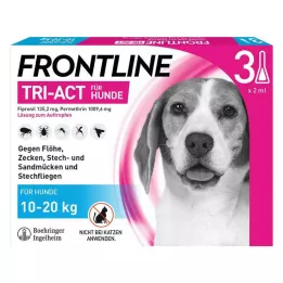 FRONTLINE Tri-Act šķīdums suņiem 10-20 kg, 3 gab