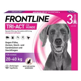FRONTLINE Tri-Act šķīdums suņiem 20-40 kg, 3 gab