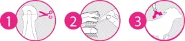 Instructions for use for FRONTLINE Tri-Act Lsg.z.Drop-on suņiem 20-40kg, 3 gab - 5