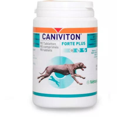 CANIVITON Forte Plus papildbarības tabletes sunim/kaķim, 90 gab