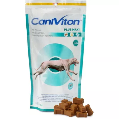 CANIVITON Plus maxi diet košļājamā barība suņiem, 90 gab