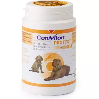 CANIVITON Protect Papildbarības tabletes suņiem/kaķiem, 90 gab