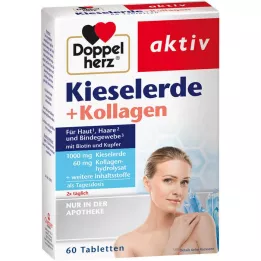 DOPPELHERZ Silica+Kollagēns tabletes, 60 kapsulas