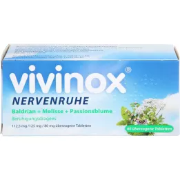 VIVINOX Nervozitāte Baldr.+Mel.+Passion.Calming.Drag., 40 St