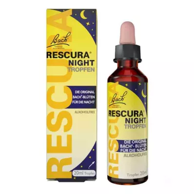 BACHBLÜTEN Original Rescura nakts pilieni bez alkohola, 20 ml