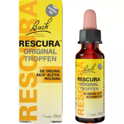 BACHBLÜTEN Original Rescura pilieni bez alkohola, 10 ml