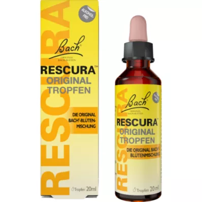 BACHBLÜTEN Original Rescura pilieni bez alkohola, 20 ml