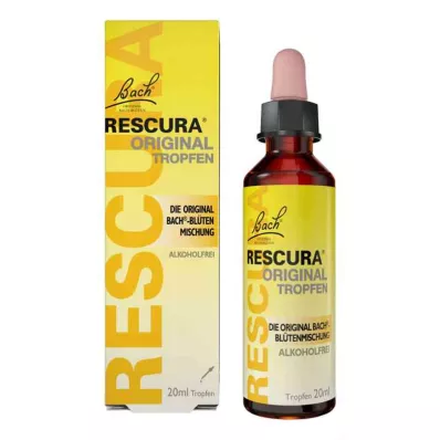 BACHBLÜTEN Original Rescura pilieni bez alkohola, 20 ml