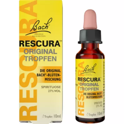 BACHBLÜTEN Original Rescura pilieni ar spirtu, 10 ml