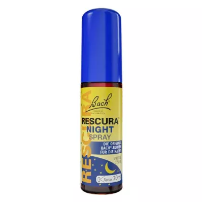 BACHBLÜTEN Original Rescura nakts aerosols ar spirtu, 20 ml BACHBLÜTEN Original Rescura nakts aerosols ar spirtu, 20 ml