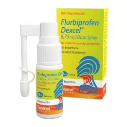 FLURBIPROFEN Dexcel 8,75 mg/Dos.spray mutes dobumā, 15 ml