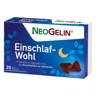 NEOGELIN Labs miegs, košļājamās tabletes, 20 kapsulas