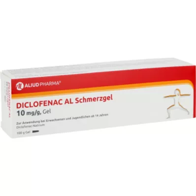 DICLOFENAC AL Sāpju gēls 10 mg/g, 100 g