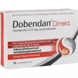 DOBENDAN Tiešā Flurbiprofēns 8,75 mg pastilas, 36 gab