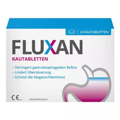 FLUXAN Košļājamās tabletes, 24 gab FLUXAN Košļājamās tabletes, 24 gab