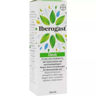 IBEROGAST Klasiskais perorālais šķidrums, 20 ml
