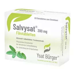 SALVYSAT 300 mg apvalkotās tabletes, 30 gab