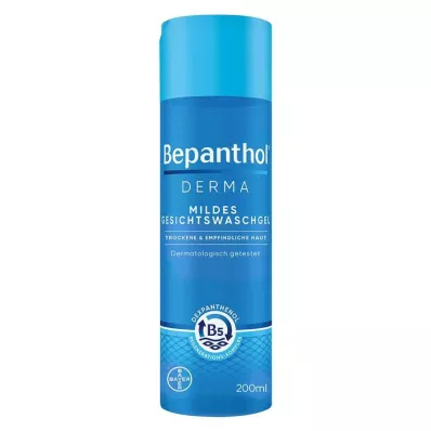 BEPANTHOL Derma maiga sejas mazgāšanas želeja, 1X200 ml BEPANTHOL Derma maiga sejas mazgāšanas želeja, 1X200 ml