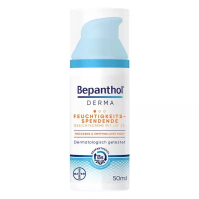 BEPANTHOL Derma mitrinošs sejas krēms.LSF 25, 1X50 ml