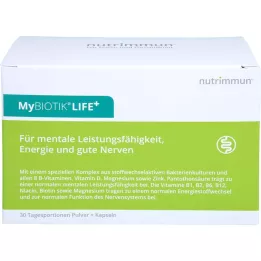 MYBIOTIK LIFE+ Kombinētais iepakojums 30x1,5 g Plv.+60 kapsulas, 1 gab