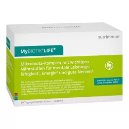 MYBIOTIK LIFE+ Kombinētais iepakojums 30x1,5 g Plv.+60 kapsulas, 1 gab