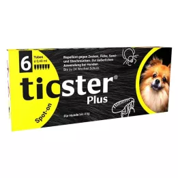 TICSTER Plus spot-on šķīdums suņiem līdz 4 kg, 6X0,48 ml