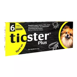 TICSTER Plus spot-on šķīdums suņiem līdz 4 kg, 6X0,48 ml