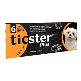 TICSTER Plus spot-on šķīdums suņiem 4-10 kg, 6X1,2 ml