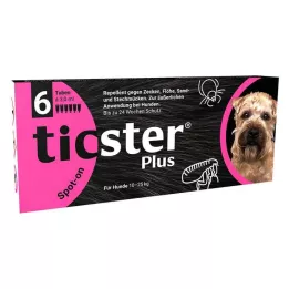TICSTER Plus spot-on šķīdums suņiem 10-25 kg, 6X3 ml