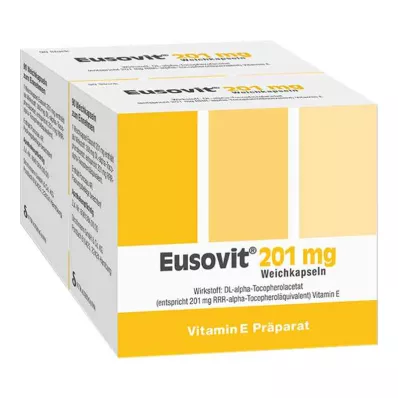 EUSOVIT 201 mg mīkstās kapsulas, 180 gab