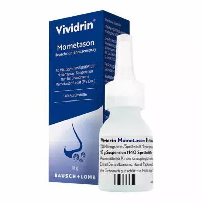 VIVIDRIN Mometasone Heuschn.Nspr.50μg/Sp. 140SprSt., 18 g VIVIDRIN Mometasone Heuschn.Nspr.50μg/Sp. 140SprSt., 18 g