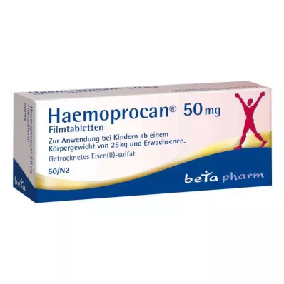 Haemoprocan 50 mg apvalkotās tabletes (50 gab.)