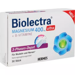 BIOLECTRA Magnijs 400 mg ultra trīsfāzu depo, 30 gab