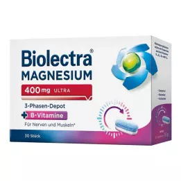 BIOLECTRA Magnijs 400 mg ultra trīsfāzu depo, 30 gab