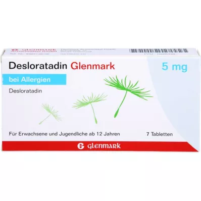 DESLORATADIN Glenmark 5 mg tabletes, 7 gab