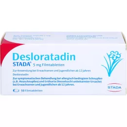 DESLORATADIN STADA 5 mg apvalkotās tabletes, 50 gab