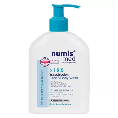 NUMIS med pH 5,5 mazgāšanas losjons, 200 ml