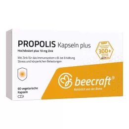 BEECRAFT Propolisa kapsulas Plus, 60 kapsulu