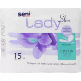 SENI Lady Slim inkontinences spilventiņi papildus, 15 gab